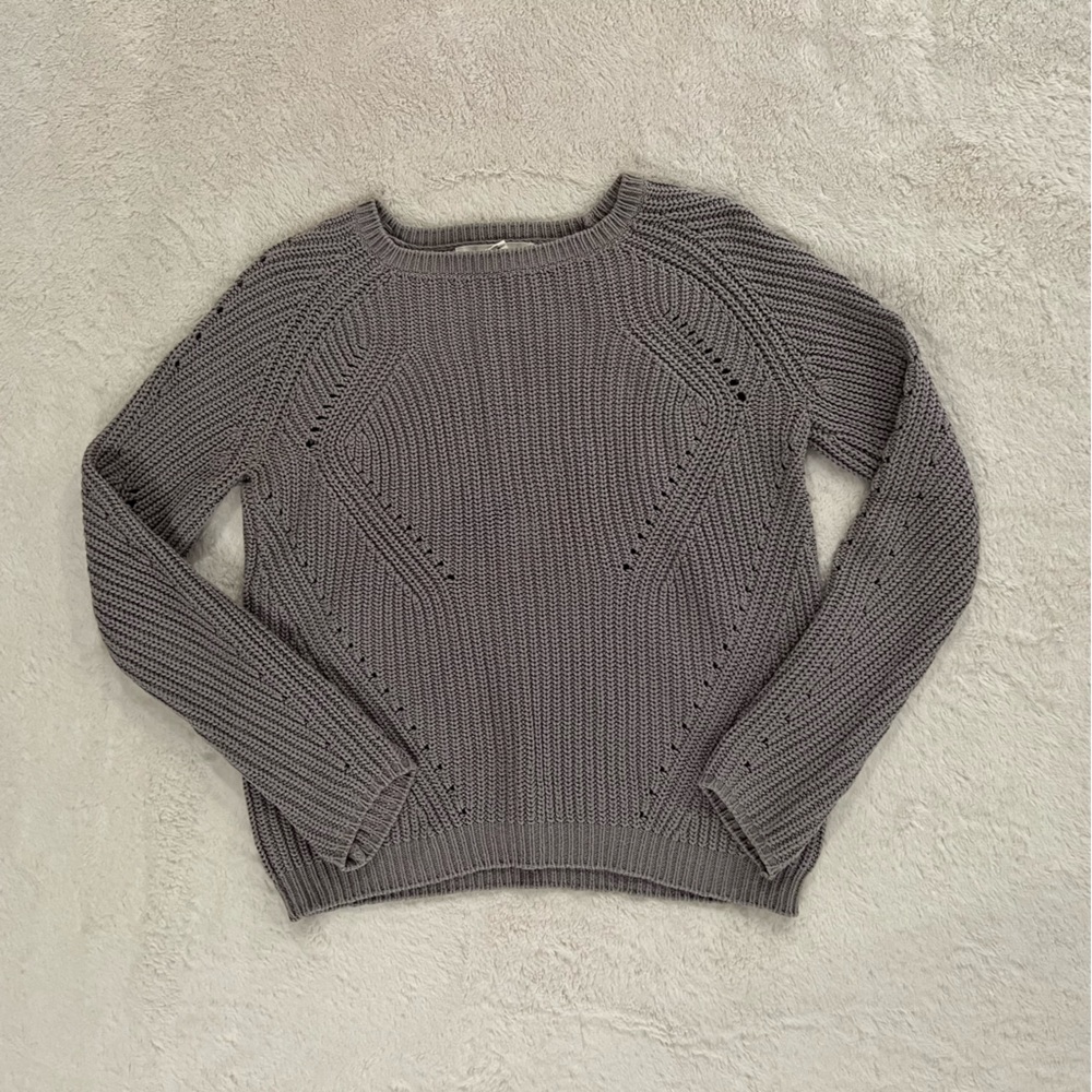 Workshop Republic Grey Knit Sweater, Women’s Size XS